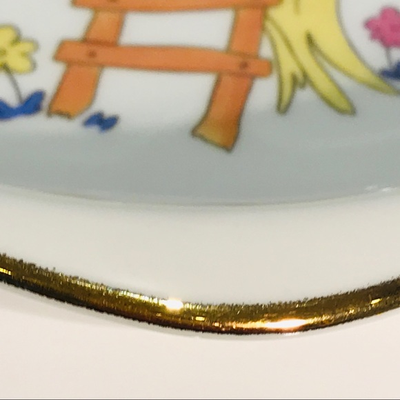 FD Chauvigny 1950s Porcelain Baby Warming Dish - Picture 8 of 10